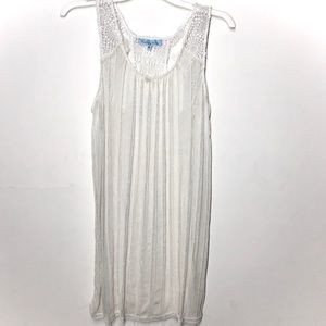 Solitaire Swim sheer cover-up